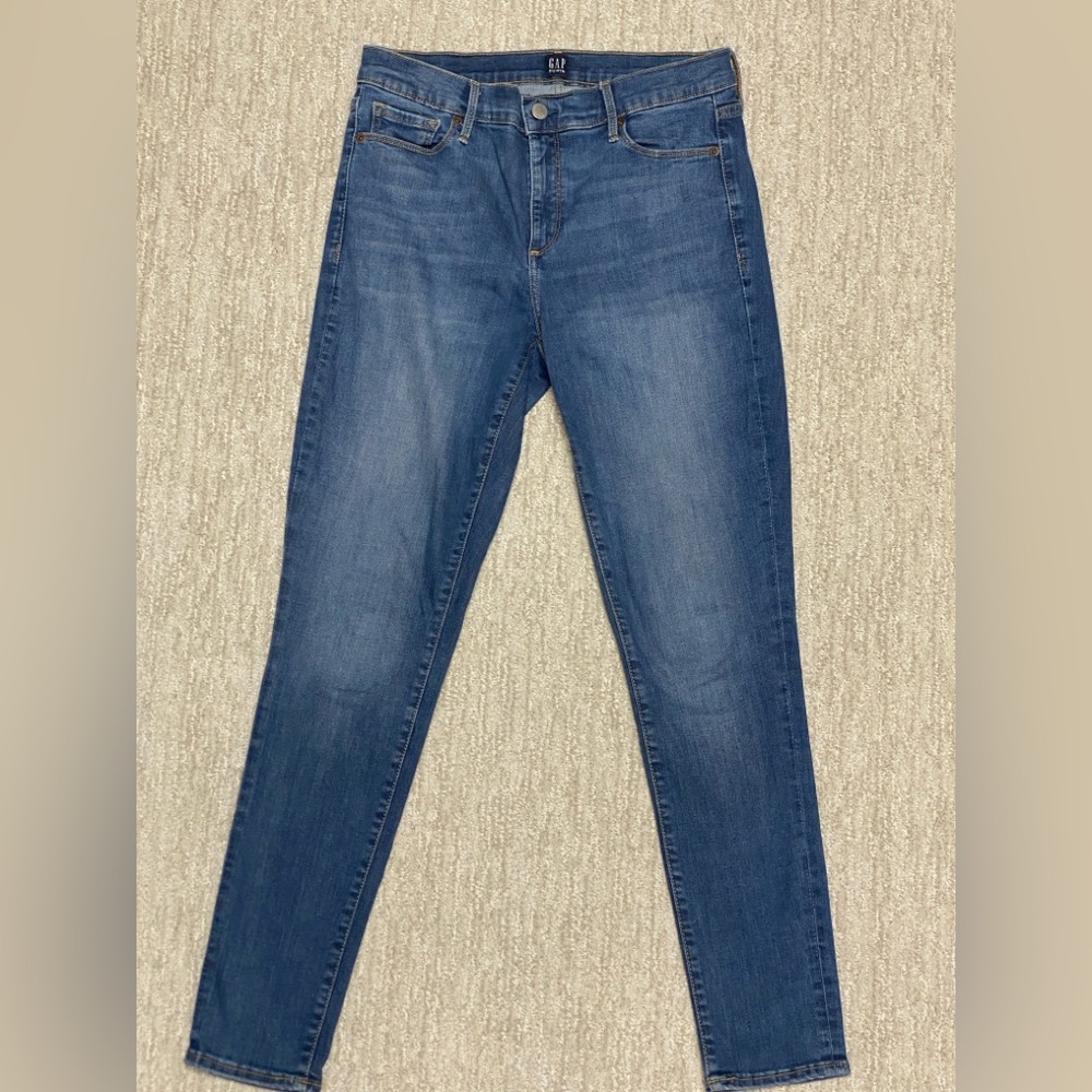 GAP Women's True Skinny Jeans in Deep Blue, Size 30